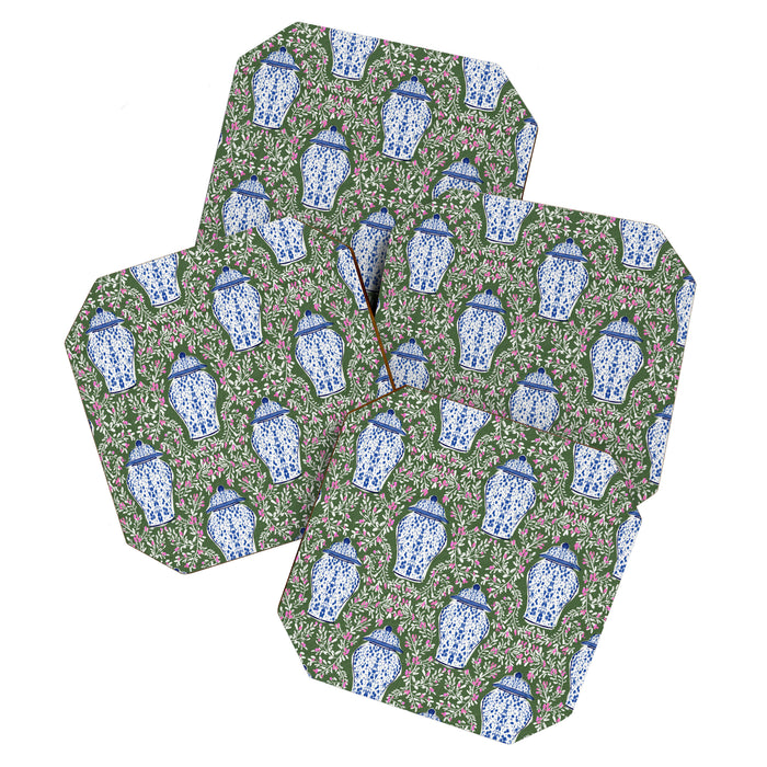 Chinoiserie Blossoms Coaster Gallery Image 1
