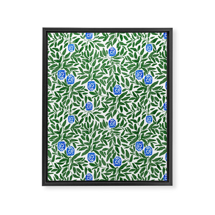 Chinoiserie Garden Framed Canvas Print Gallery Image 1