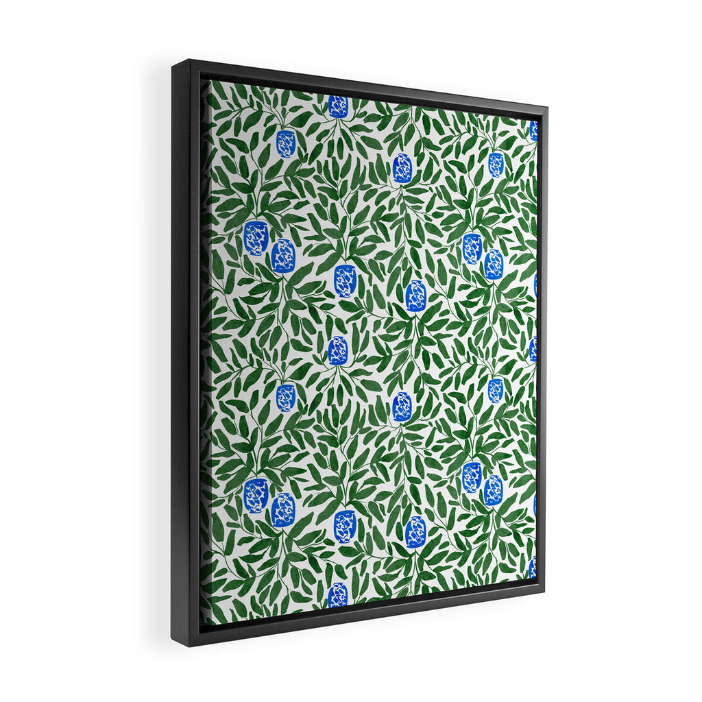 Chinoiserie Garden Framed Canvas Print Gallery Image 2