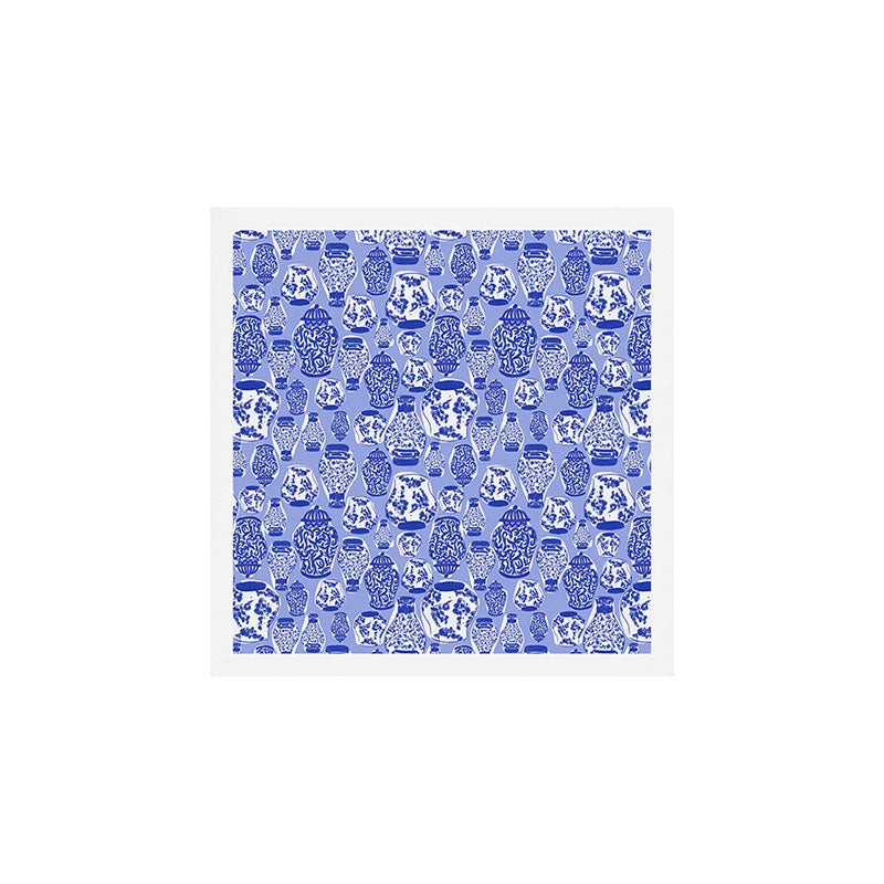 Chinoiserie Jars (Blue) Art Print Gallery Image 1