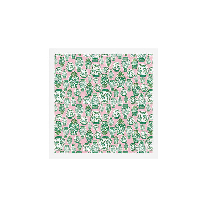 Chinoiserie Jars (Pink) Art Print Gallery Image 1
