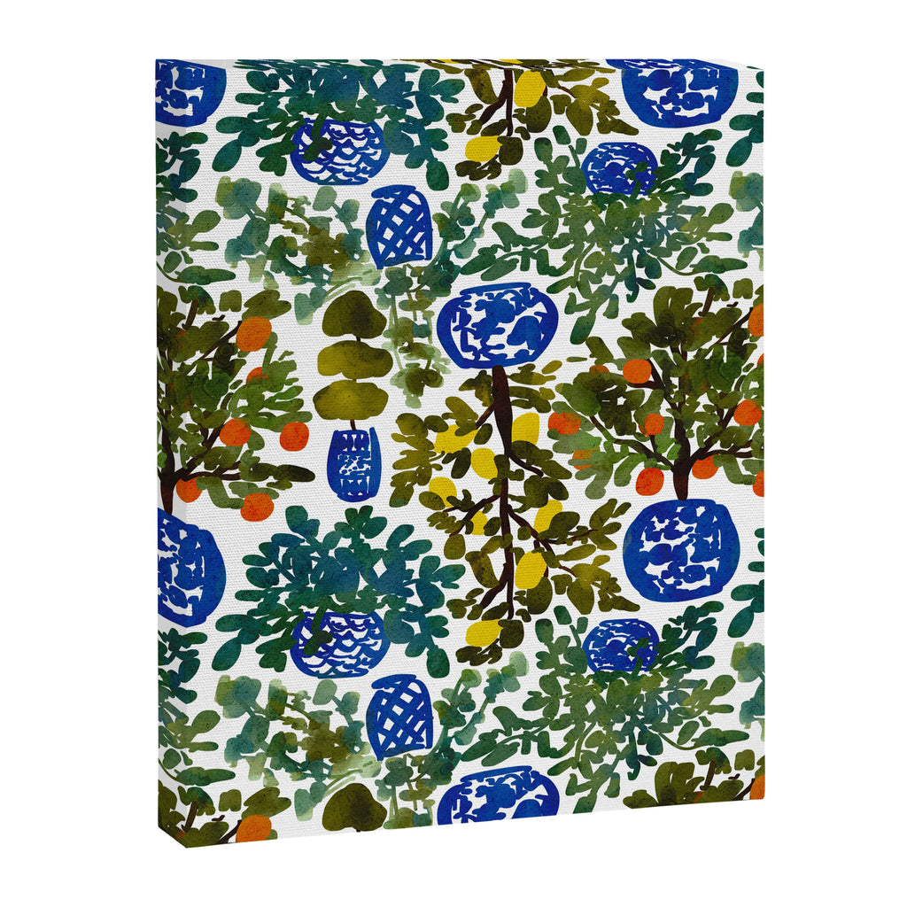 Chinoiserie Kitchen Canvas Print Gallery Image 8
