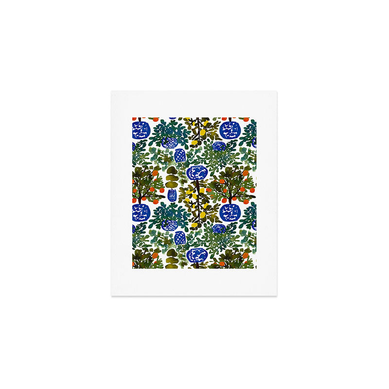 Chinoiserie Kitchen Art Print Gallery Image 1
