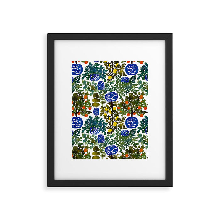 Chinoiserie Kitchen Framed Art Print Gallery Image 1