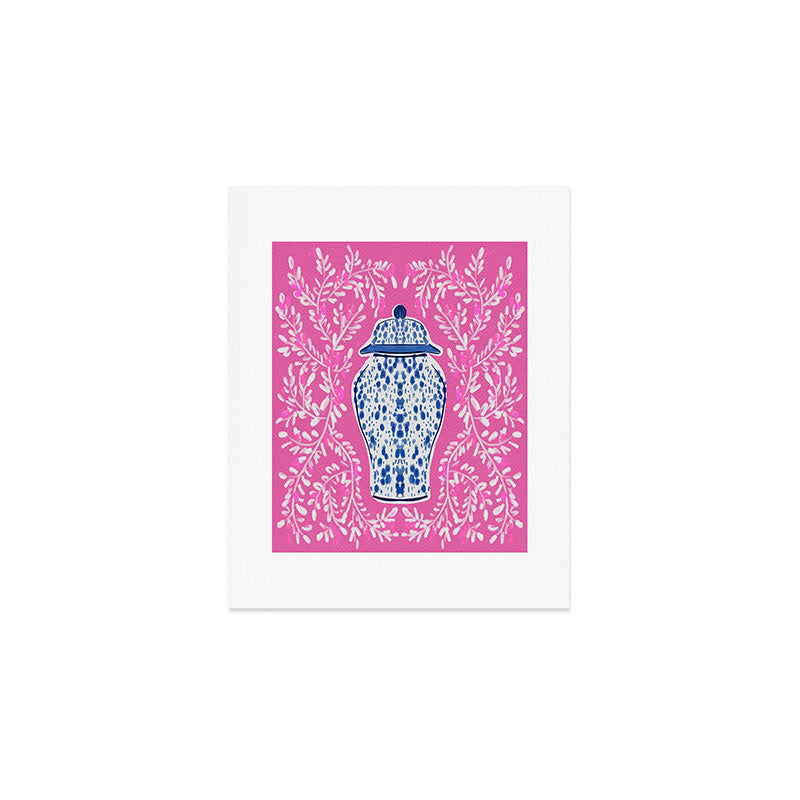 Chinoiserie Pink  Art Print Gallery Image 1