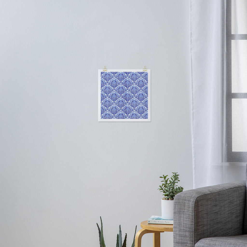 Chinoiserie Scallops Art Print Gallery Image 3