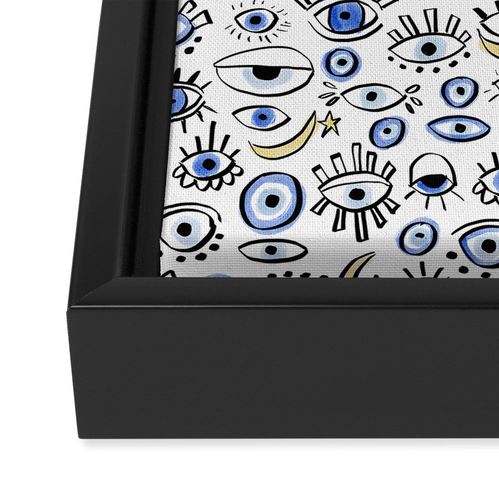Classic Evil Eye  Framed Canvas Print Gallery Image 3
