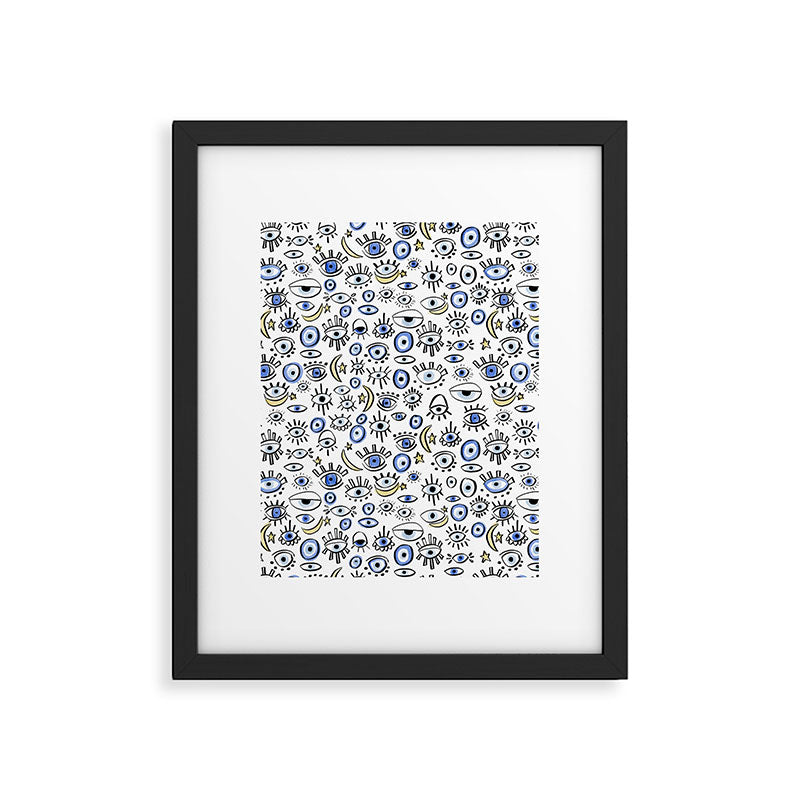 Classic Evil Eye  Framed Art Print Gallery Image 5