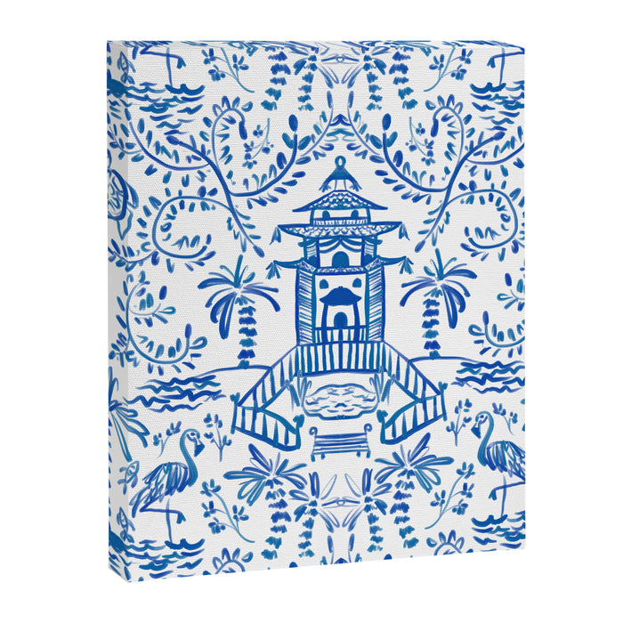 Coastal Chinoiserie  Canvas Print Gallery Image 1