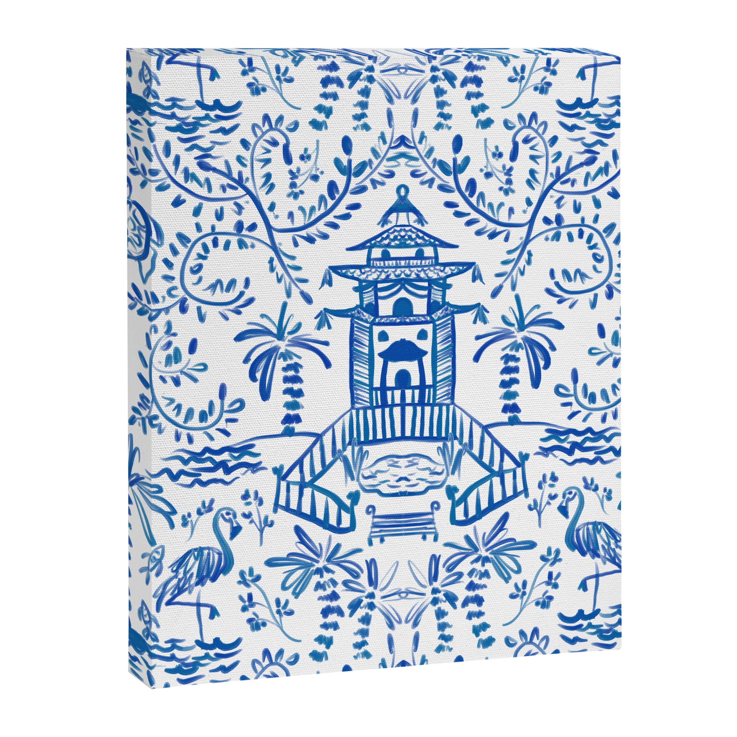 Coastal Chinoiserie  Canvas Print Gallery Image 8