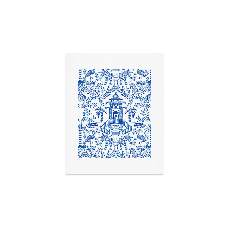 Coastal Chinoiserie  Art Print Gallery Image 1