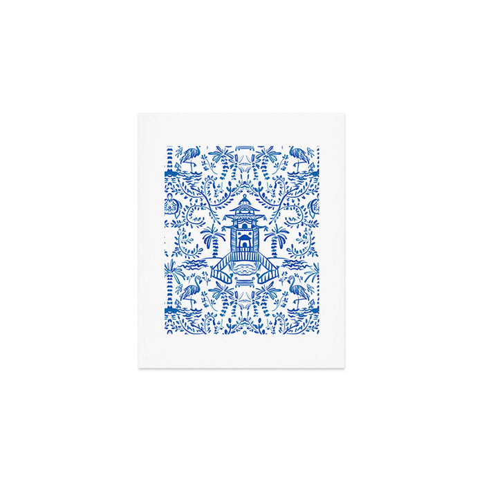 Coastal Chinoiserie  Art Print Gallery Image 1