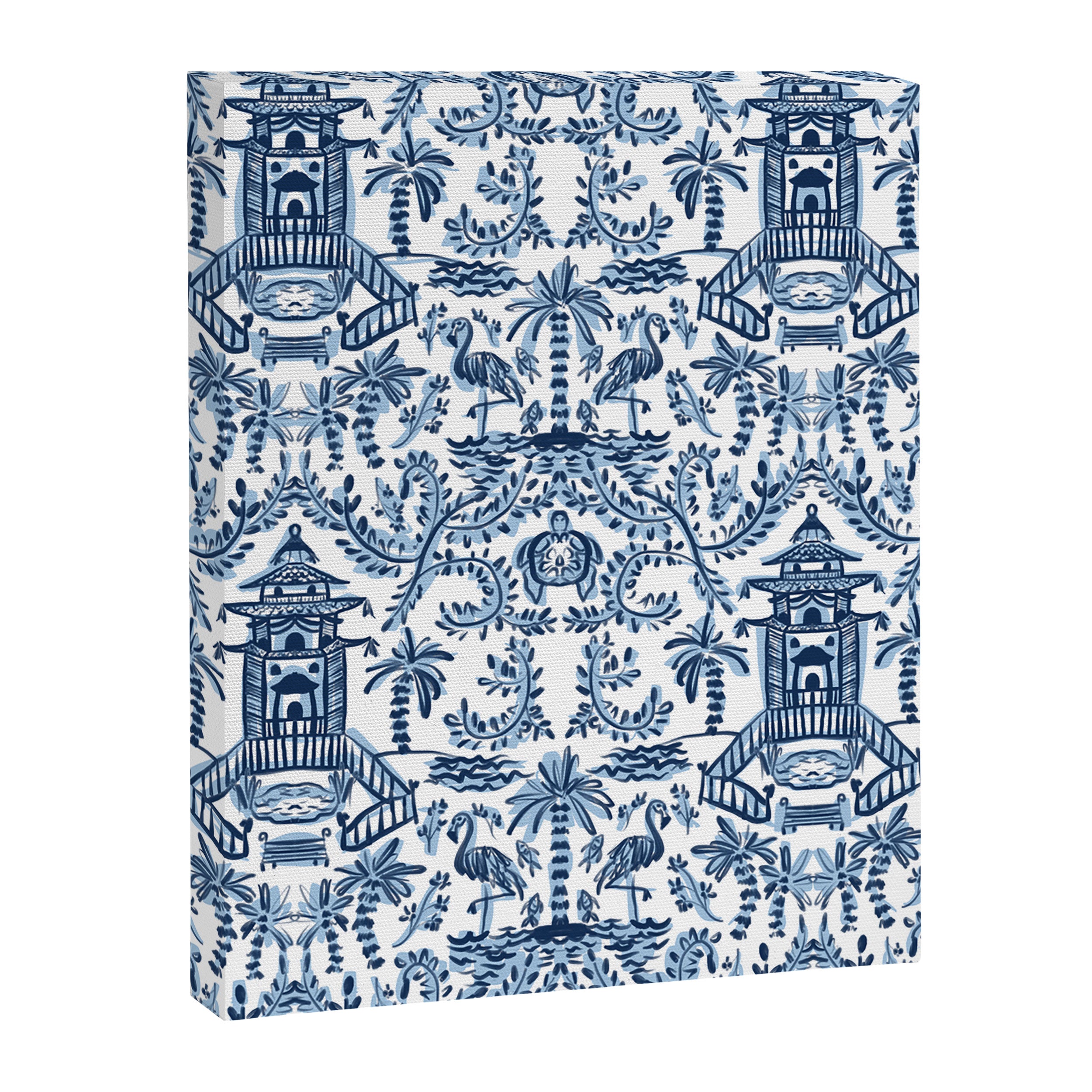 Coastal Chinoiserie II Canvas Print Gallery Image 8