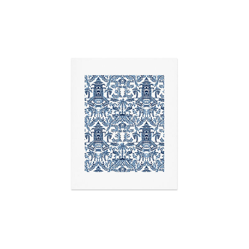 Coastal Chinoiserie II Art Print Gallery Image 1