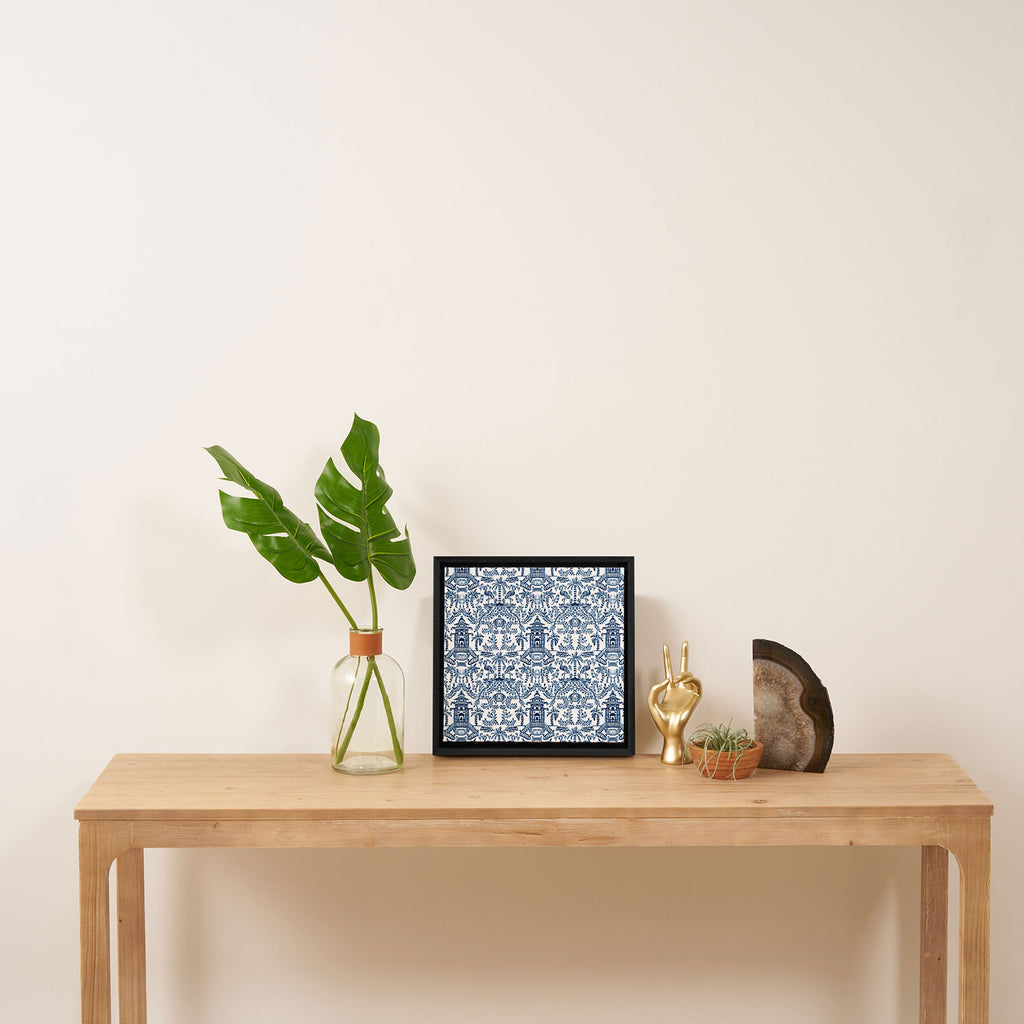 Coastal Chinoiserie II Framed Canvas Print Gallery Image 3