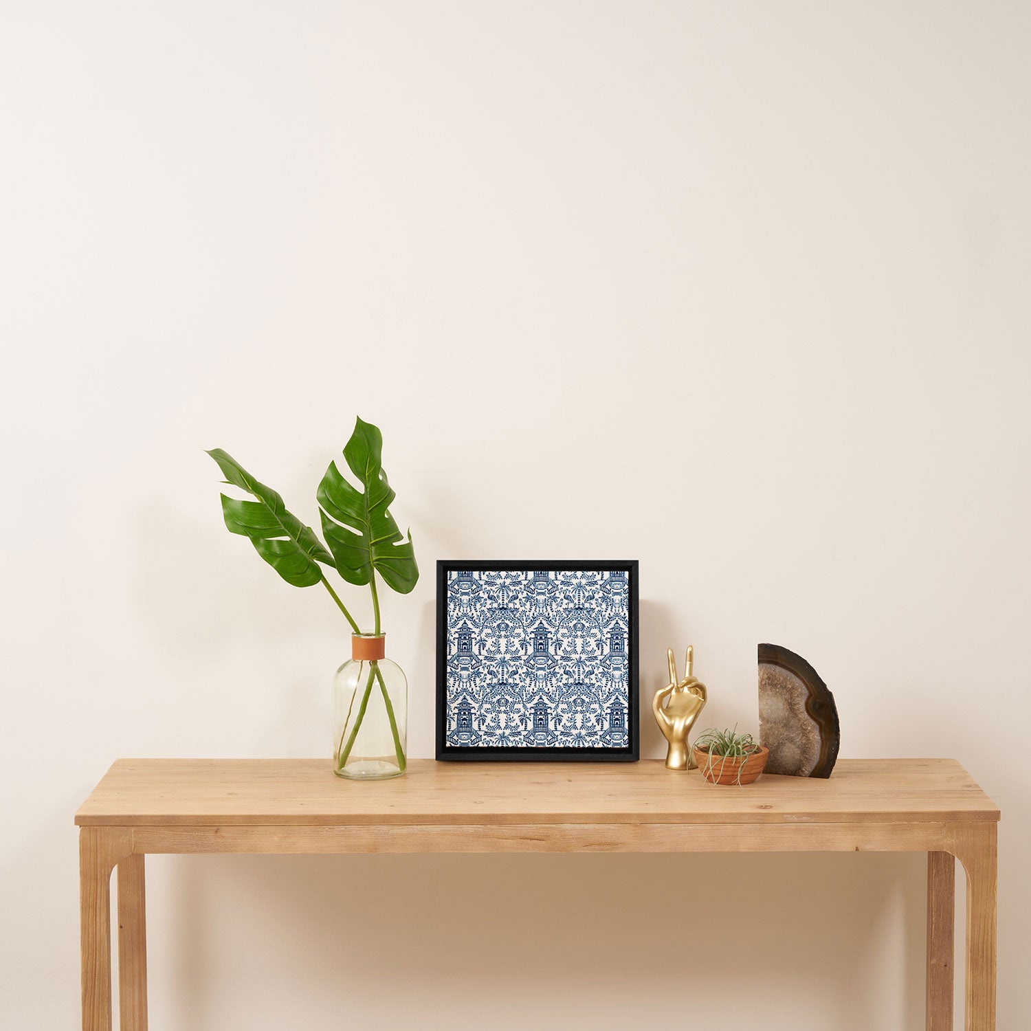 Coastal Chinoiserie II Framed Canvas Print Gallery Image 3