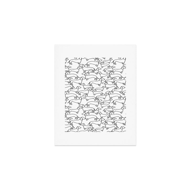 Dachshund Love Art Print Gallery Image 1