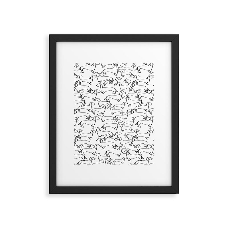 Dachshund Love Framed Art Print Gallery Image 4