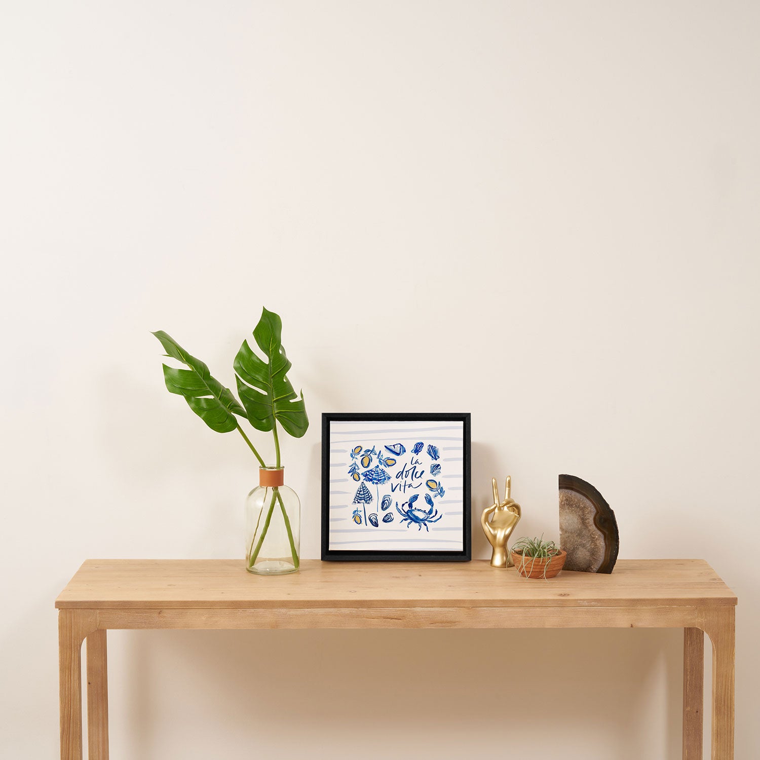 Dolce Vita Framed Canvas Print Gallery Image 3