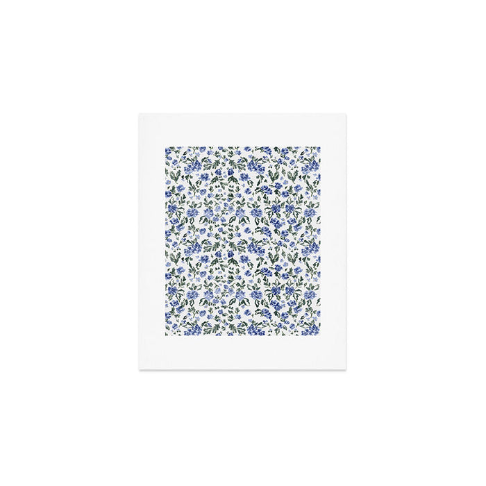 English Countryside Hydrangeas Art Print Gallery Image 1