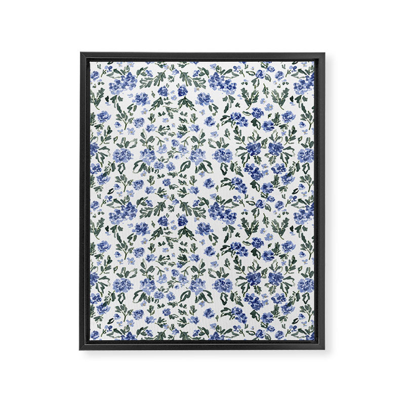 English Countryside Hydrangeas Framed Canvas Print Gallery Image 6