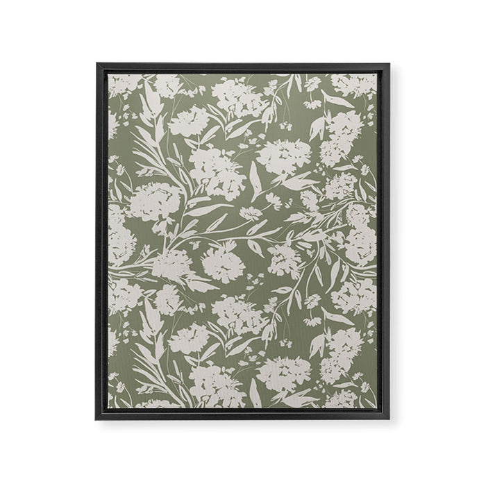 Evergreen Garden Framed Canvas Print Gallery Image 1