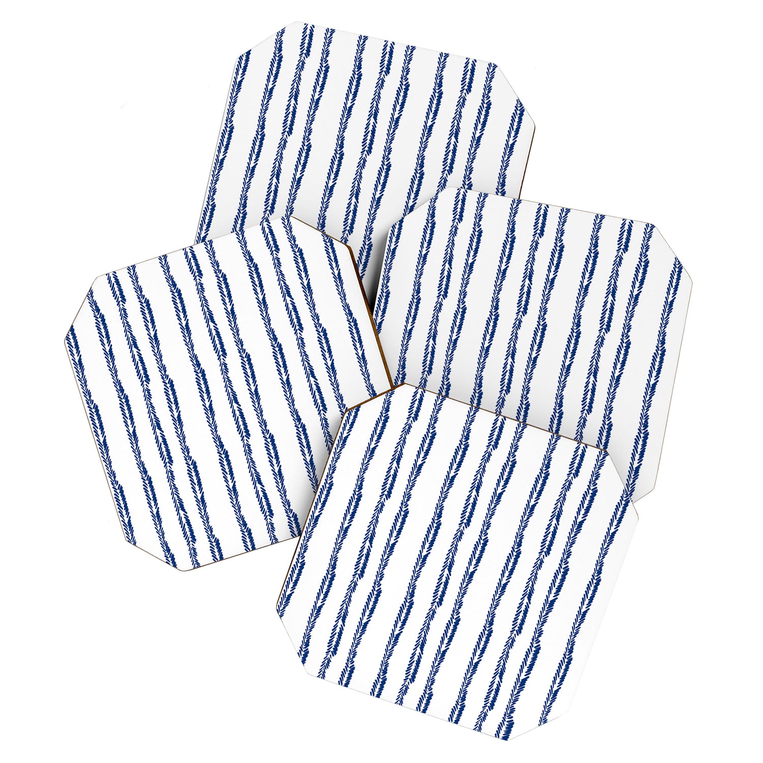 Nautical Herringbone Coaster Gallery Image 1
