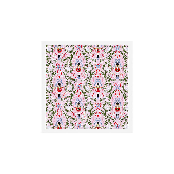 Nutcracker Holiday Pattern Art Print Gallery Image 1