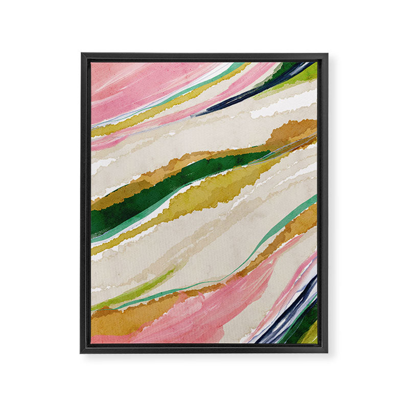 Rainbow Ribbons Framed Canvas Print Gallery Image 6