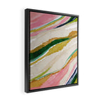 Rainbow Ribbons Framed Canvas Print Gallery Image 2
