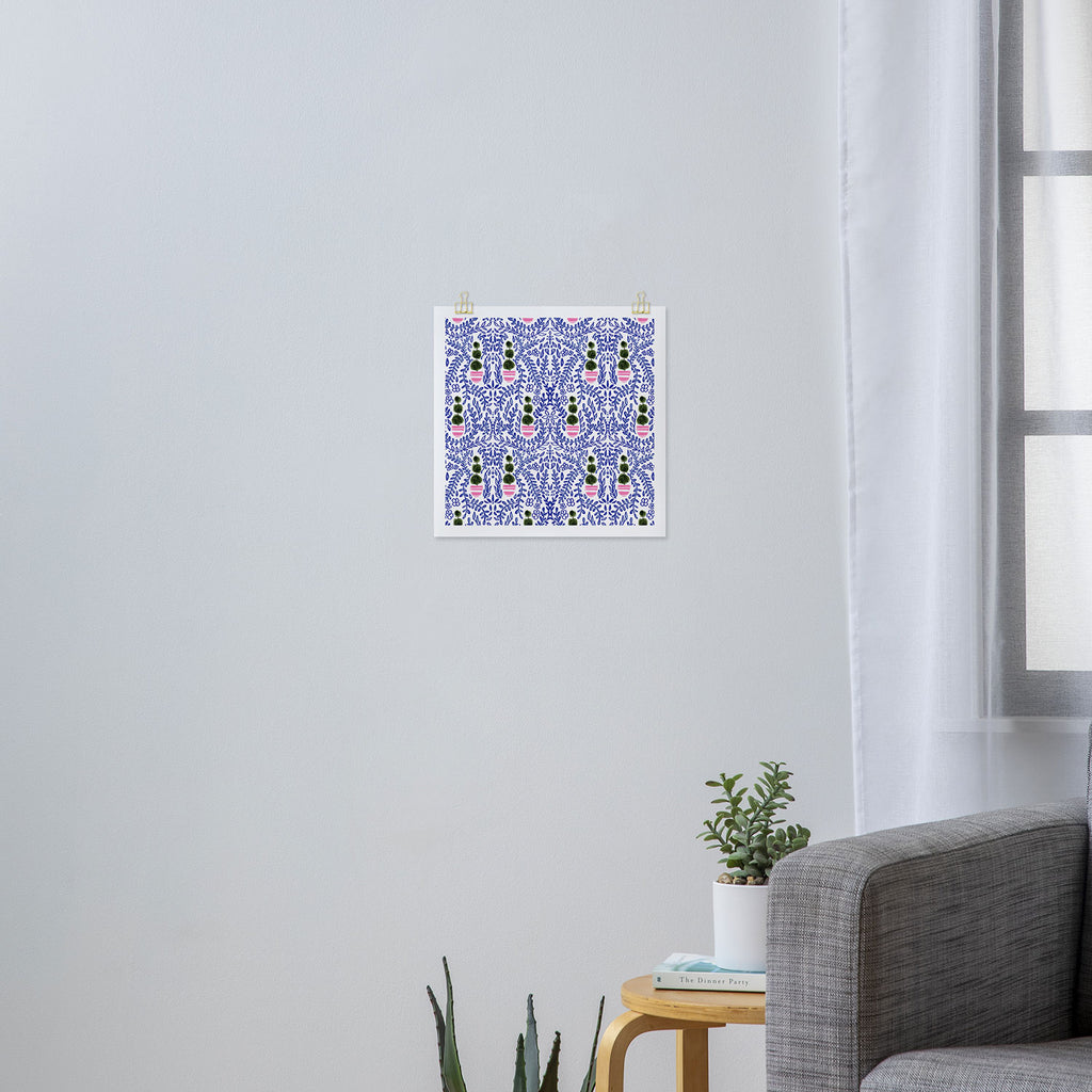 Southern Living - Chinoiserie Pattern Art Print Gallery Image 3