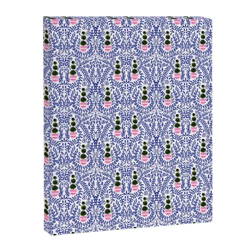 Southern Living - Chinoiserie Pattern Small Canvas Print Gallery Image 6
