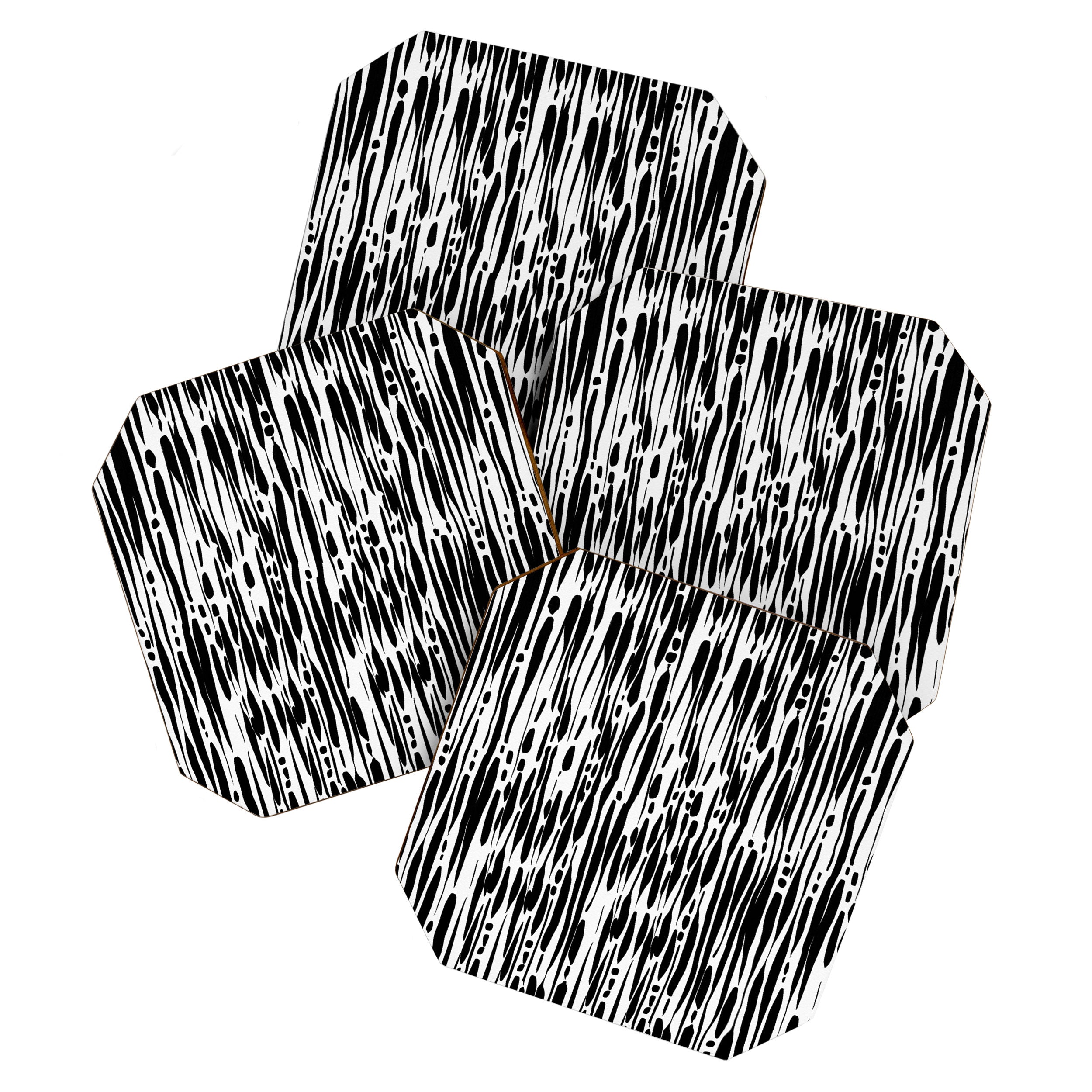 Twisted Ribbons - Black Coaster Gallery Image 1
