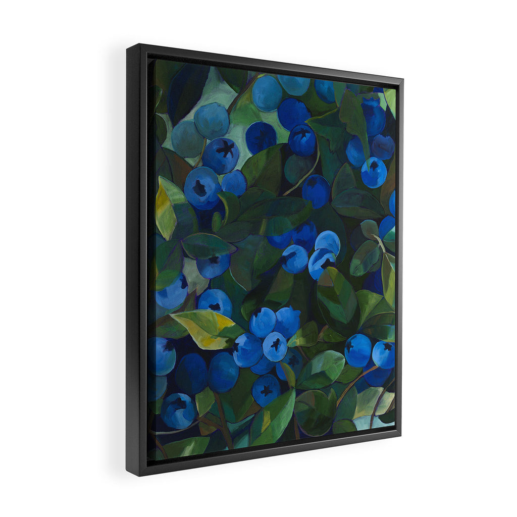 A Blueberry View Framed Canvas Print Gallery Image 2