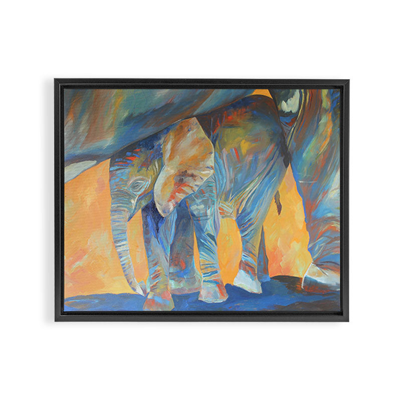 "Love Shelters" Framed Canvas Print