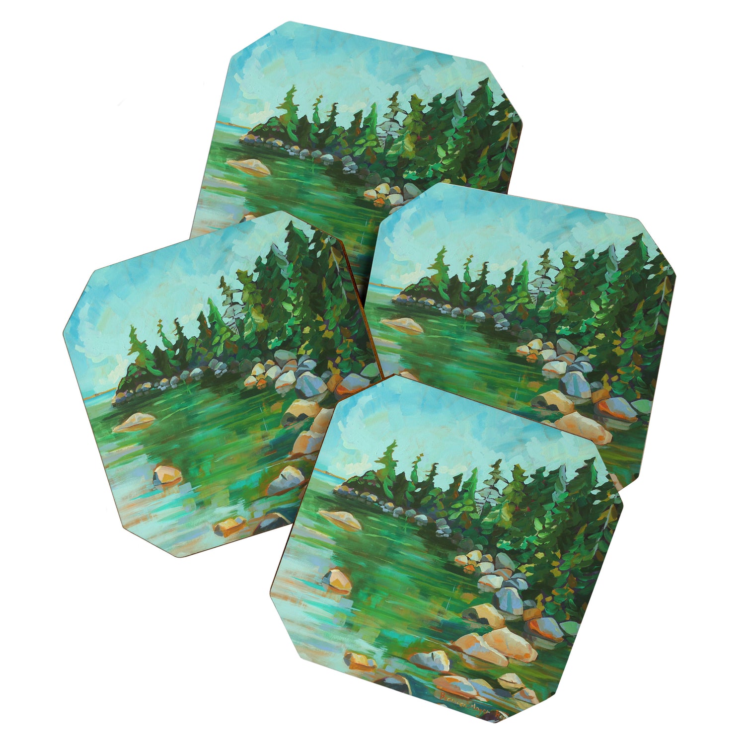 Remember Stillness No. 1 Coaster Gallery Image 1