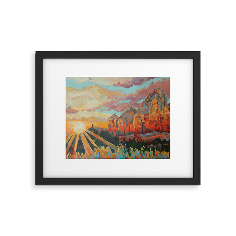 Spacious Healing Light No. 1 Framed Art Print Gallery Image 5