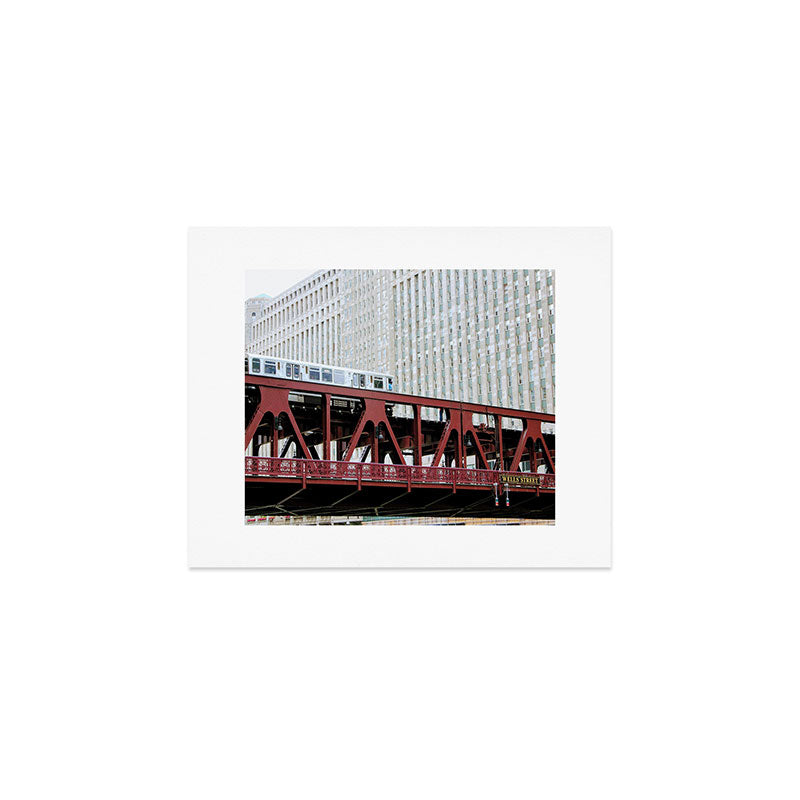 Chicago Train Art Print Gallery Image 1