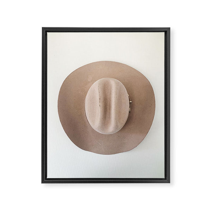 Cowboy Hat Wall Art Framed Canvas Print Gallery Image 1