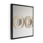 Cowboy Hat Wall Framed Canvas Print Gallery Image 2