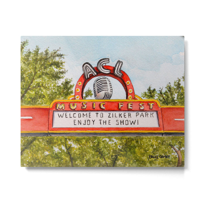 ACL Music Fest Sign Metal Print Gallery Image 1