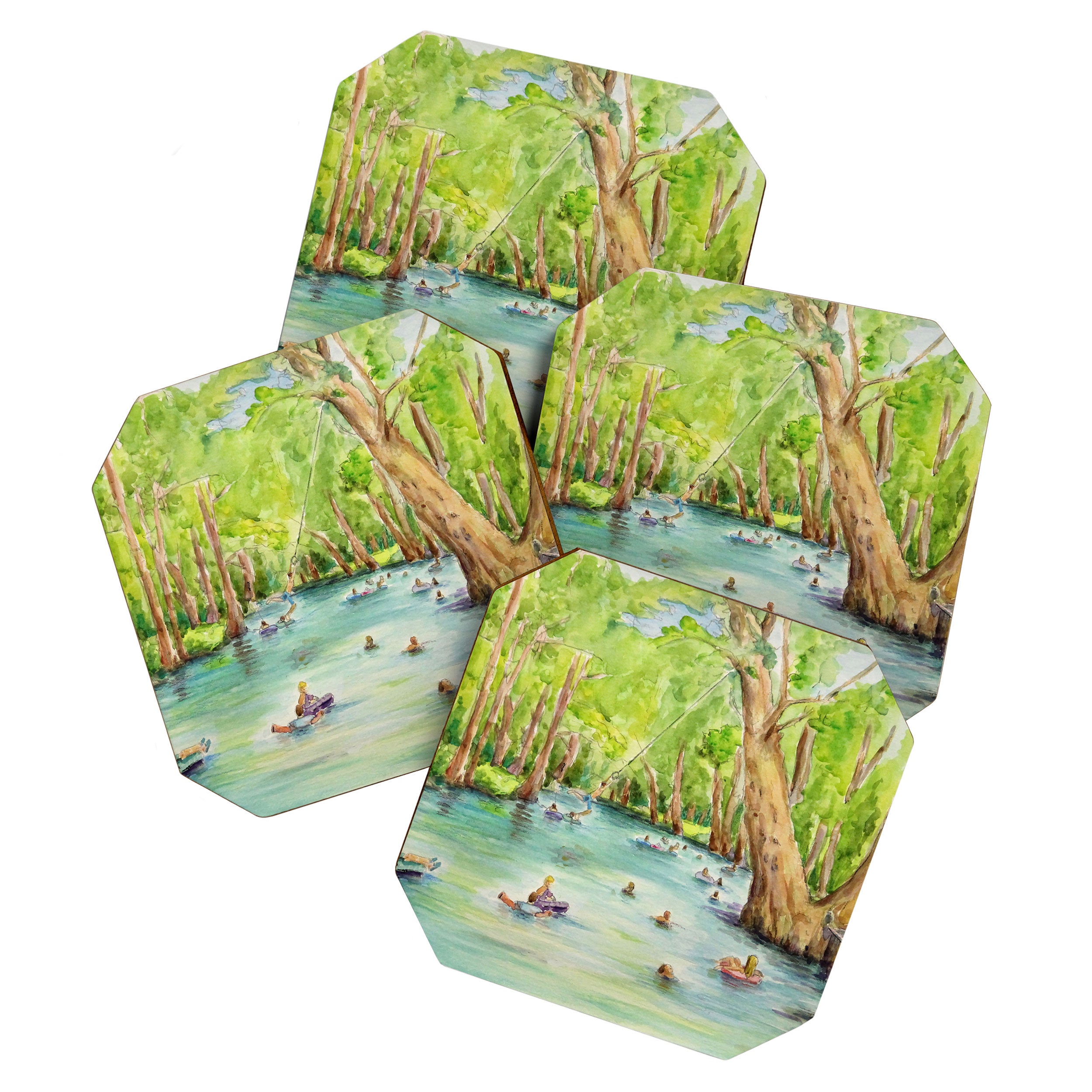 Blue Hole Wimberley Texas Coaster Gallery Image 1