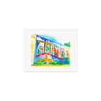 Greetings From Austin Mural watercolor Art Print Gallery Image 1