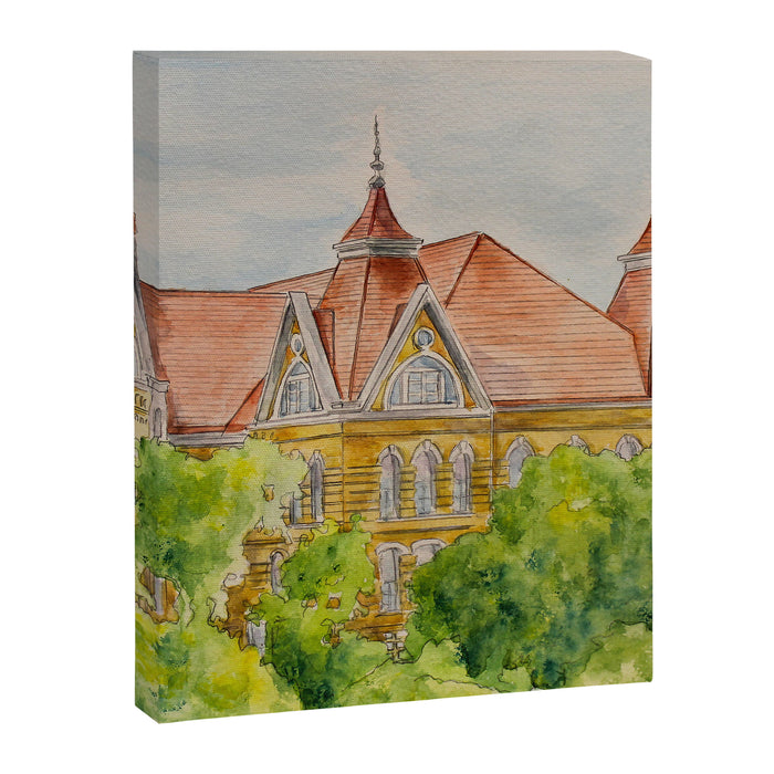 Texas State (SWT) University Old Main Building, San Marcos, TX Canvas Print Gallery Image 1
