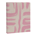 Blush Brushstrokes - Abstract Mid Century Modern Canvas Print Gallery Image 8