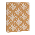 Boho Rustic Palm Radiance Caramel Brown Canvas Print Gallery Image 8