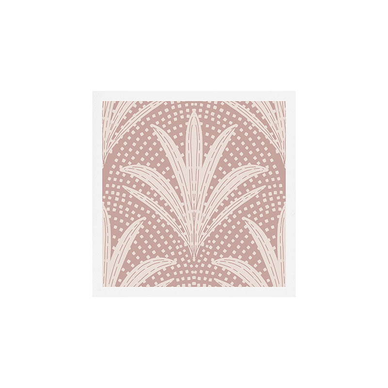 Boho Rustic Palm Radiance Mauve Art Print Gallery Image 1