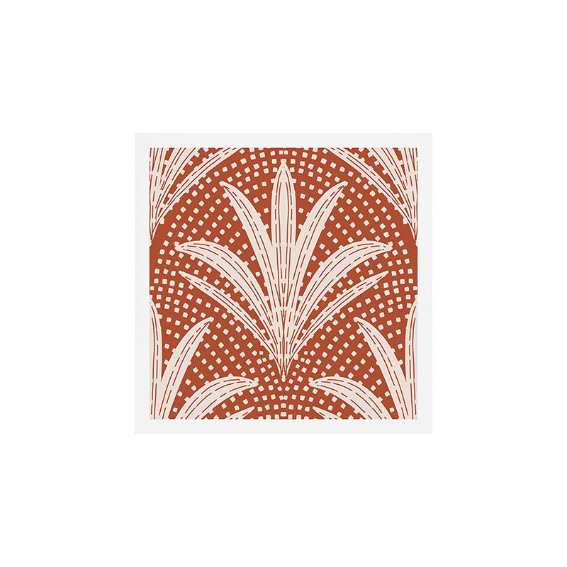 Boho Rustic Palm Radiance Terracotta Art Print Gallery Image 1