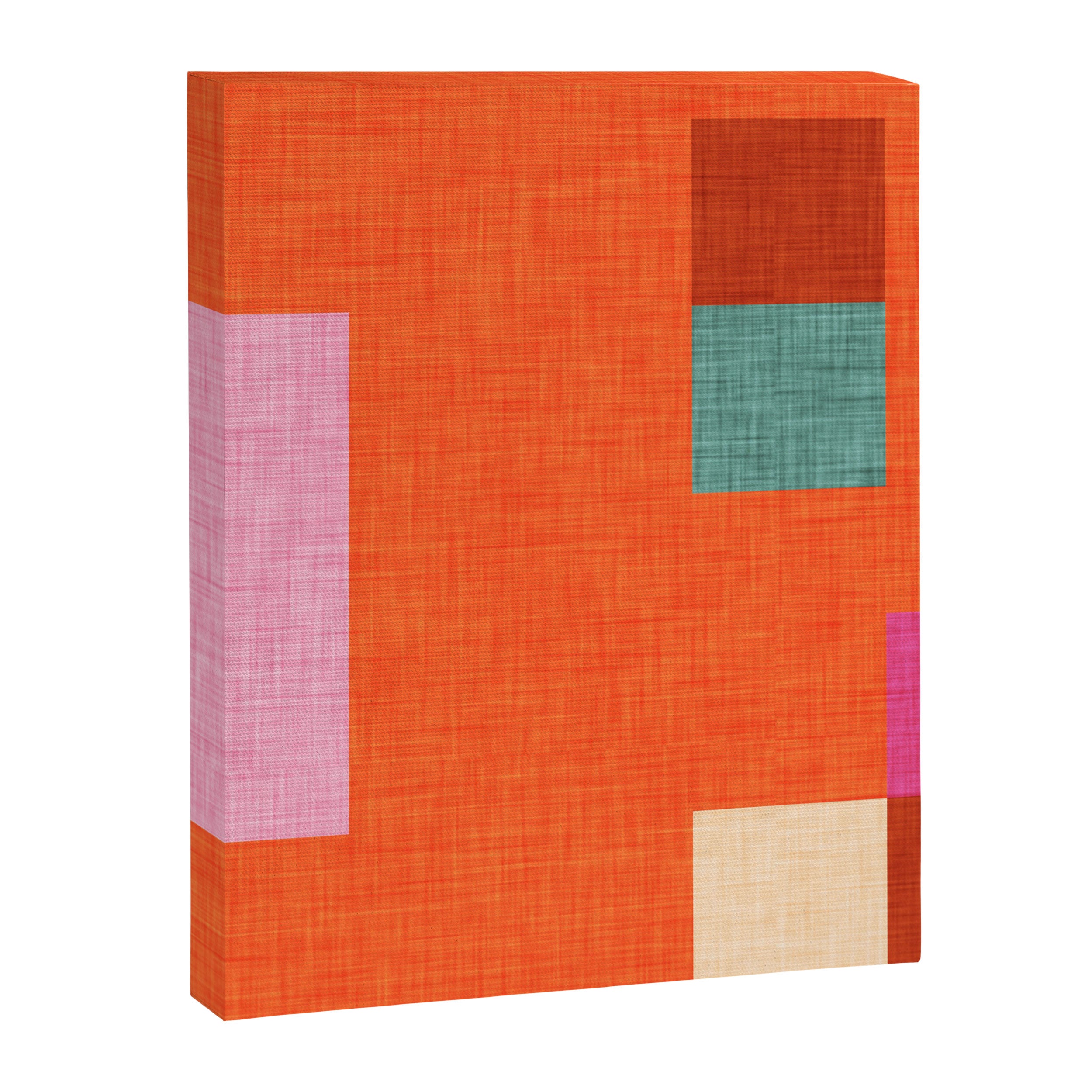 Bold Minimalism Orange Canvas Print Gallery Image 8