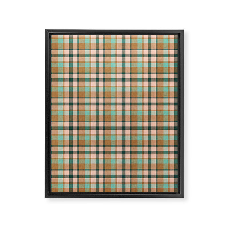 celtic plaid bronze Framed Canvas Print Gallery Image 8